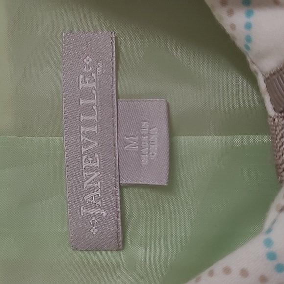 Janeville Trench Coat with Flower Buttons Retro Look - Picture 3 of 16